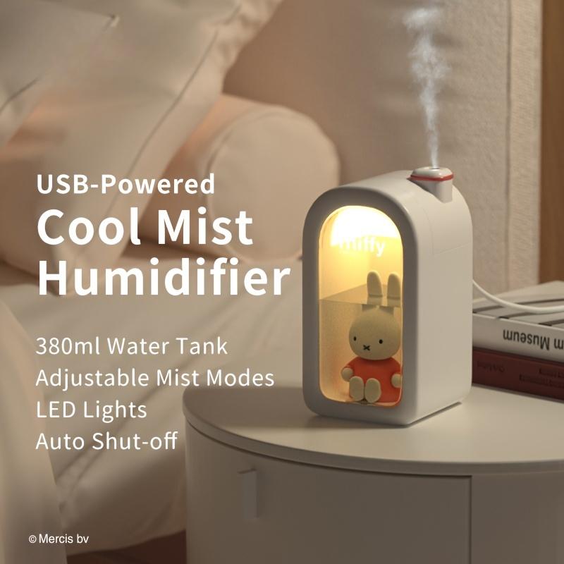 1pc Humidifier, 12.8oz Cool Mist Humidifier 12.8oz Enlarge Water Tank, Intermittent Mist School Supplies, Back To School, Dorm