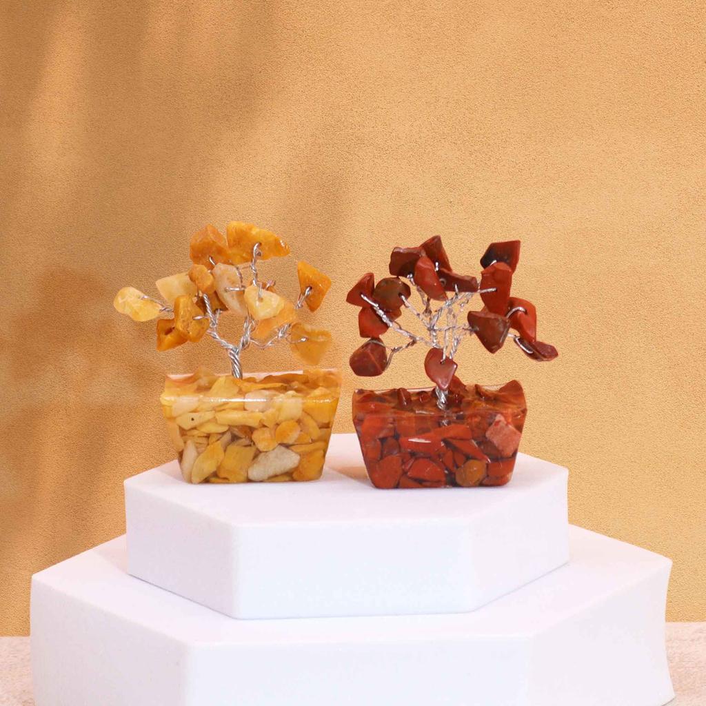 Mini Orgonite Gemstone Trees Assorted Set of 12