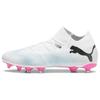 Future 7 Match Fg/Ag Унисекс Белый Puma-Черный Puma-Ядовито-Розовый 107715-01