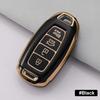 4 Buttons Car Key Case Cover Keychain for Hyundai I30 Ix35 KONA Encino Solaris Azera Grandeur Ig Accent Santa Fe Palisade