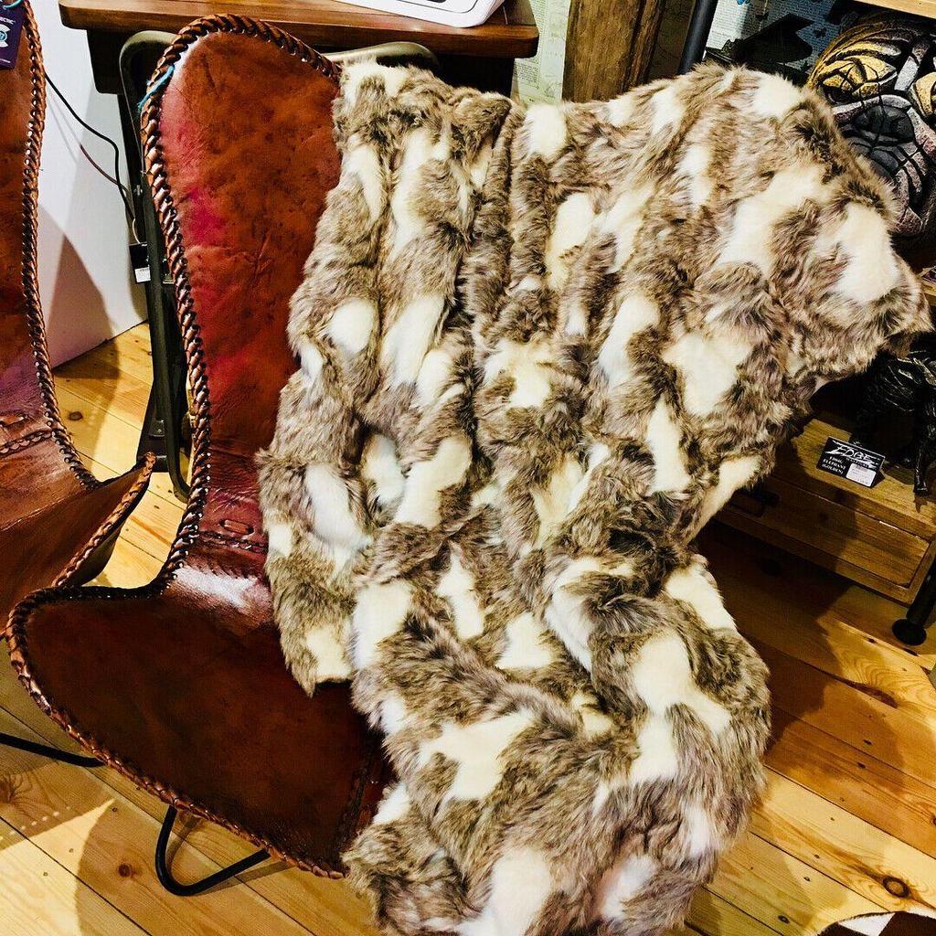 Vintage Lounge Accent Chair Classic Buffalo Leather Butterfly Chair Retro BKF