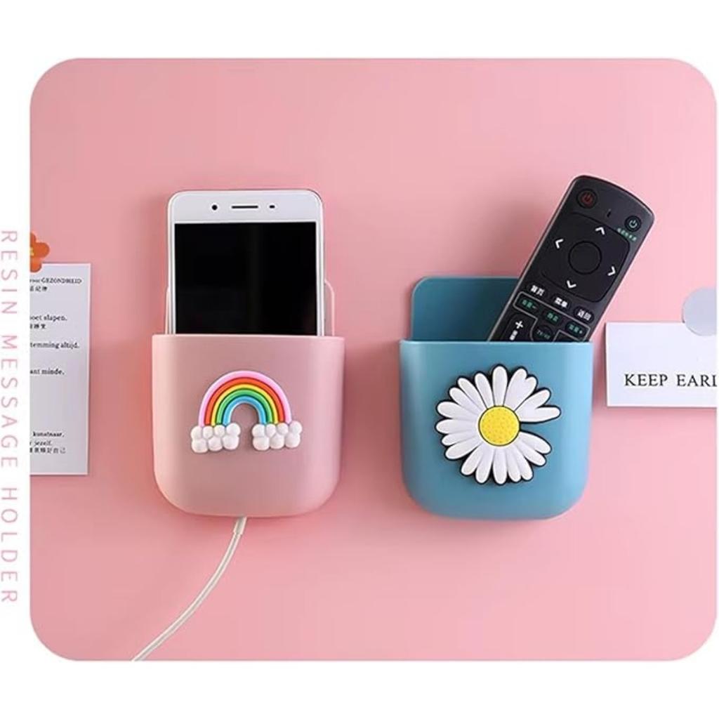 2 шт. Самоклеящаяся настенная подставка для зубных щеток Rainbow, подставка для хранения зубной пасты, зубной щетки, держателя для смартфона в ванной комнате