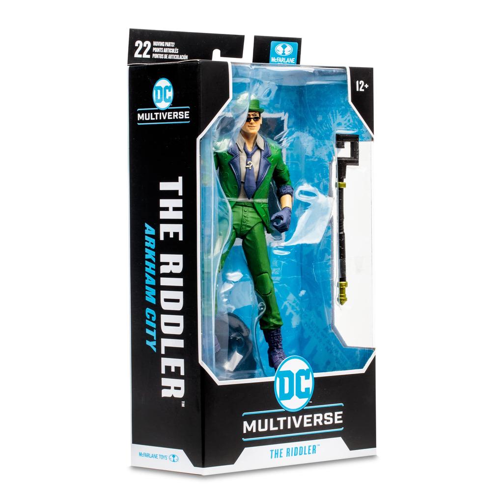 McFarlane Toys - DC Gaming 7-дюймовая фигурка WV9 - Загадочник (Аркхем Сити).