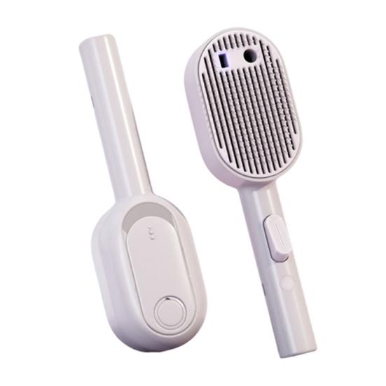 Распыляющая щетка для собак 3 в 1 Самоочищающаяся щетка для кошек Распылитель тумана Антистатическая массажная щетка Перезаряжаемая расческа для ухода за шерстью Длинношерстных Короткошерстных Животных