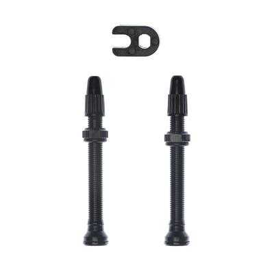 IMEZI Tubeless Valve 50 мм Длина Набор из 2 шт. с инструментом для сердечника клапана (черный)