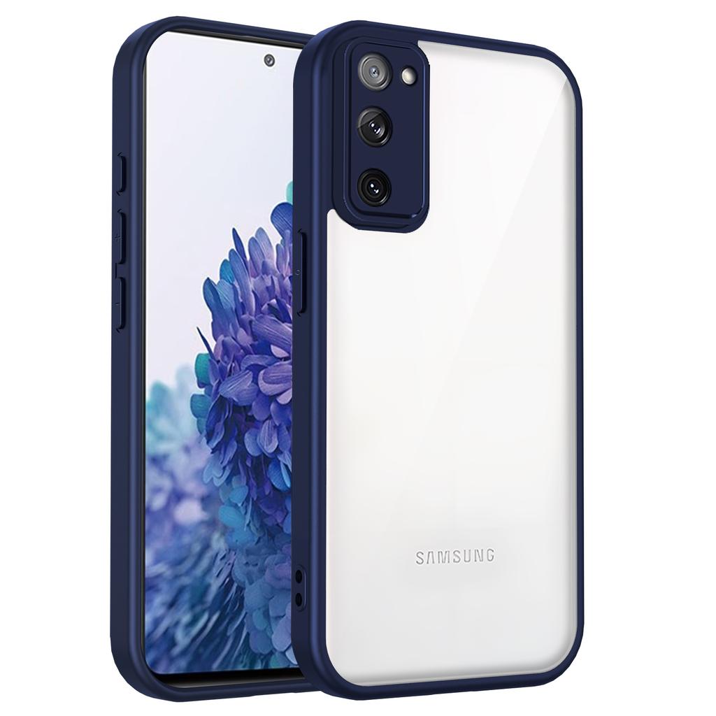 Для Samsung Galaxy S20 FE S20FE Чехол с воздушной подушкой Ударопрочный Силиконовый бампер Прозрачная Матовая задняя крышка Жесткий чехол для Samsung S20 FE