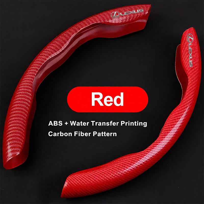 Для Lexus LS LC RZ IS350 ES300 GS350 CT200h GX460 LX570 RX500h NX300 UX260 LBX Автомобильный противоскользящий чехол на руль из углеродного волокна