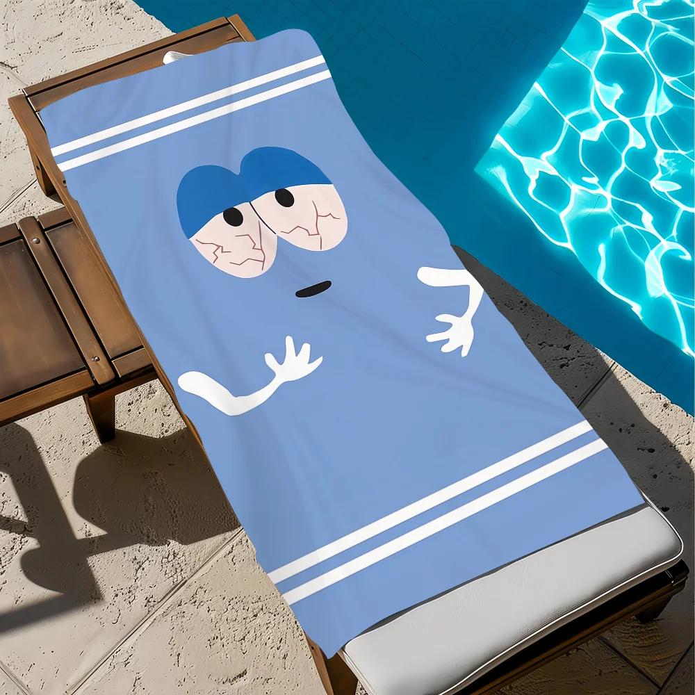 Funny Cartoon Microfiber Beach Towel - Quick Dry Soft Towel for Travel, Gym, Camping & Sports | Large Pool Gift