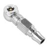 TOBBOMEY Durable Air Chuck Nozzle, Compatible with Air Compressors, Air Chuck Nozzle for Cars,