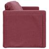 Vidaxl Sofa Podłogowa 2-W-1, Winna Czerwień, 112X174X55 Cm, Tkanina