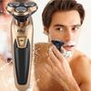 Аккумуляторная электробритва с 3 лезвиями, бритва, триммер для бороды, бритвенный станок