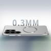Роскошный безрамный тонкий магнитный чехол для Samsung Galaxy S25 Ultra S24 Plus S23 S22 Жесткий матовый противоударный чехол из поликарбоната для MagSafe