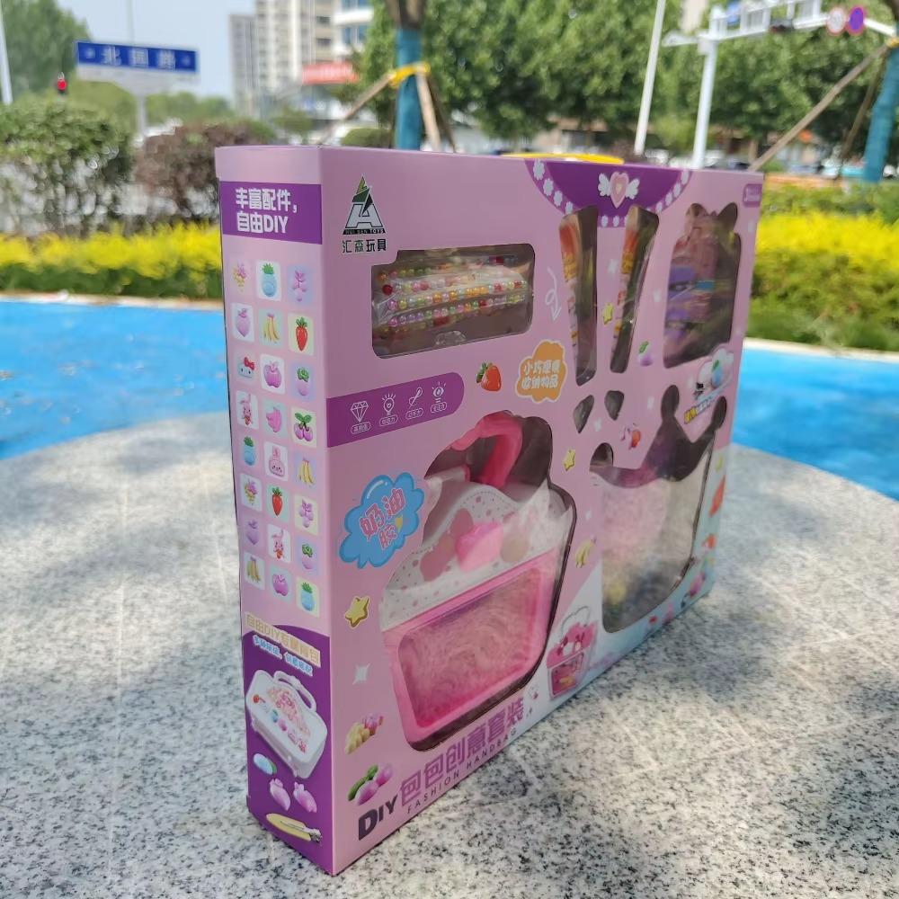 Сумка ручной работы 1 шт. Набор кремового клея для детей, самодельные декоративные игрушки для девочек, подарки за баллы