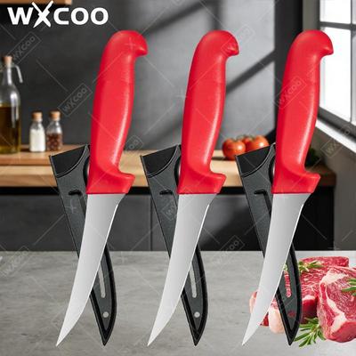 WXCOO Нержавеющая сталь Рыбный филейный нож Кухонные принадлежности для разделочного ножа для мяса Овощные фруктовые костяные ножи Поварские ножи для готовки