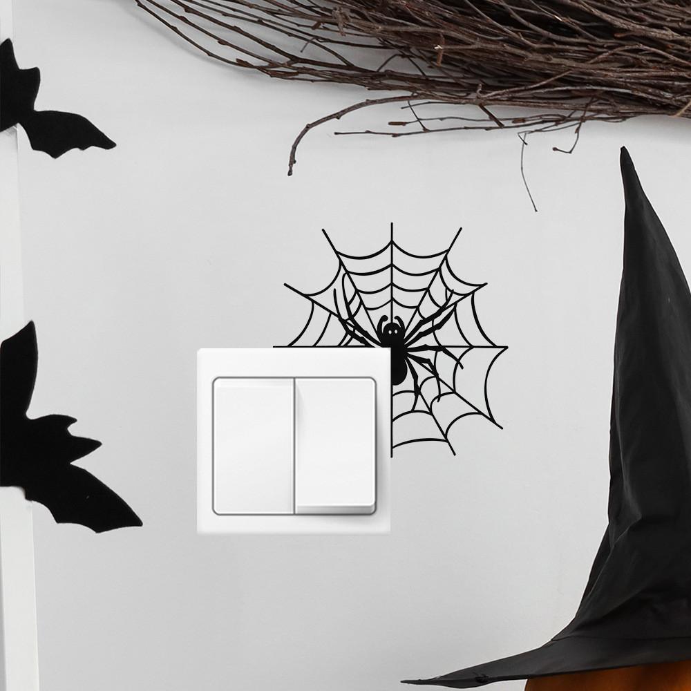 Halloween Spider Pvc Wall Decal Art Sticker For Home Office And Decoration Room