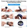 For Garmin Forerunner 965/955/945/935 Adjustable Watch Strap Stitching Nylon Loop Wrist Band