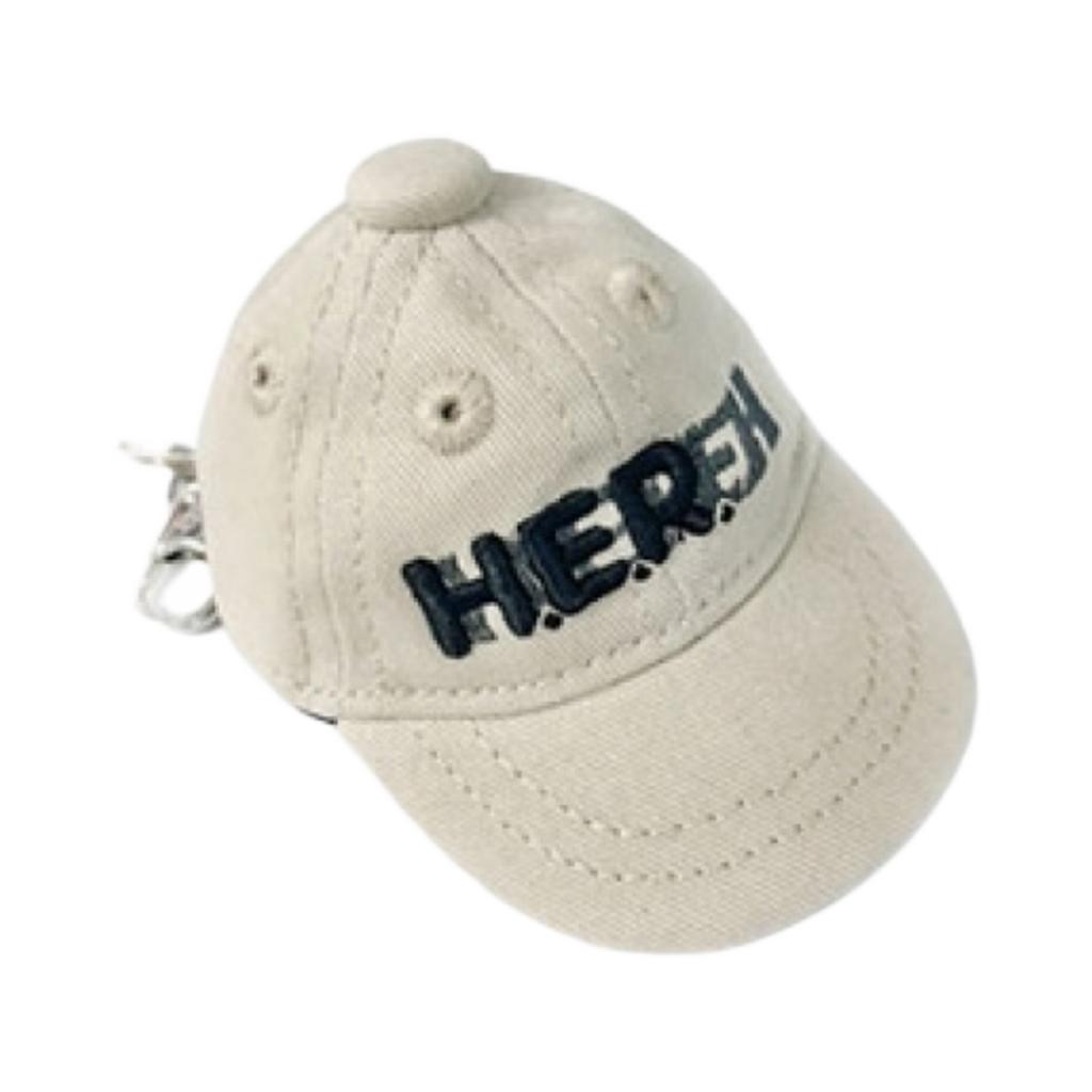 IU 2024 IU H.E.R. Ball Cap Keyring Beige