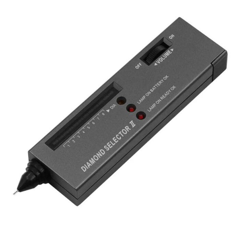 Ручка-тестер для алмазных камней, портативный инструмент для выбора драгоценных камней, светодиодный индикатор, точный и надежный инструмент для проверки ювелирных изделий