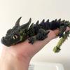 31.5cm 3D Printed Dragon Movable Joint Desktop Ornament Articulated Dragon Crafts Gift Home Office Decor Fidget Toy Adults Kids