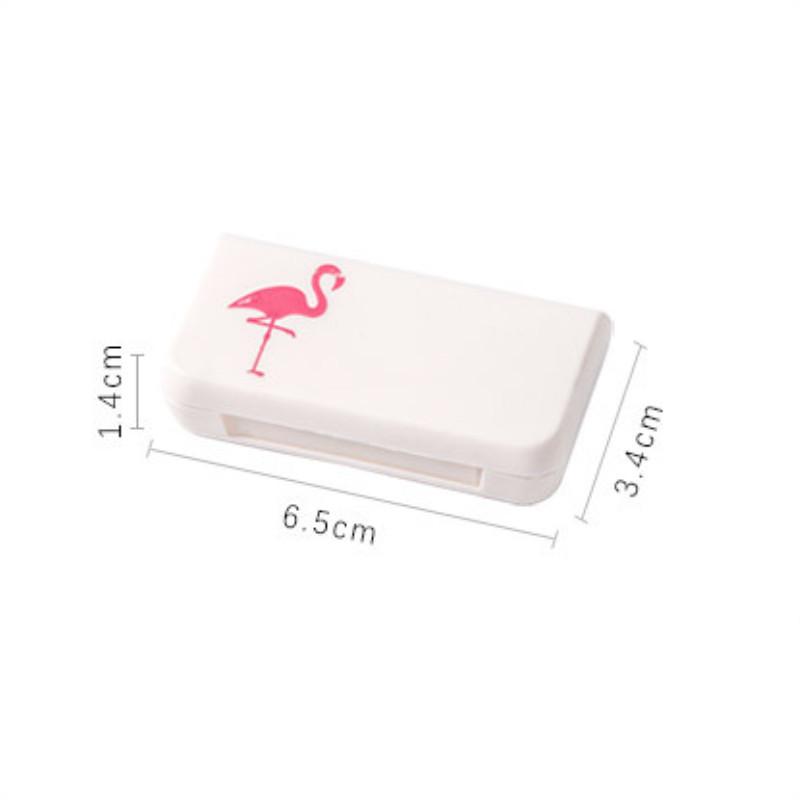 3 Grids Portable Pill Medicine Box Holder Tablet Container Dispenser Case Splitters For AM PM