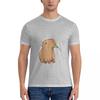 Capybara with a Leaf, Eat Your Greens! Classic T-Shirt Oversized T Shirt Men T Shirts for Men Mens Vintage T Shirts