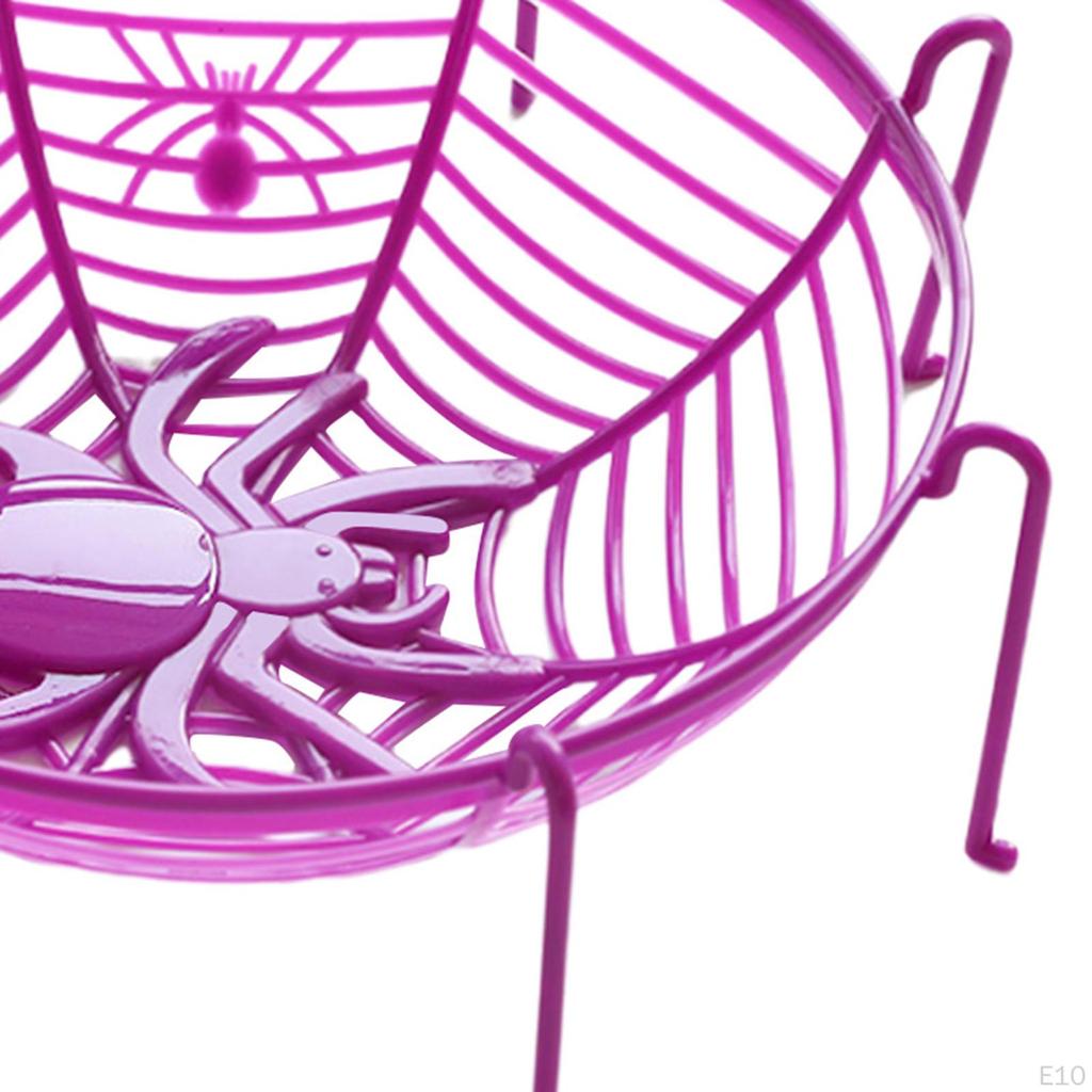 Конфетница Хэллоуин паутина корзина угощения сервировочный поднос декоративная тарелка