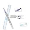 Double Head White Surgical Eyebrow Tattoo Skin Marker Pen Tool Accessories Tattoo Marker Pen With Measuring Ruler Microblading