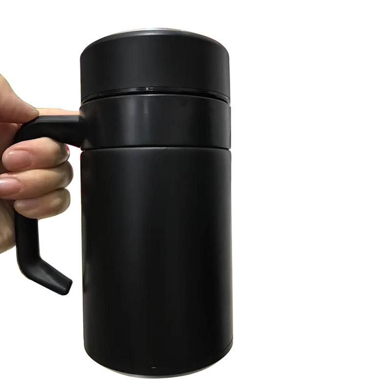 Stainless Steel Thermos Cup Gift Men'S Business Office Cup With Handle Filter Tea Cup