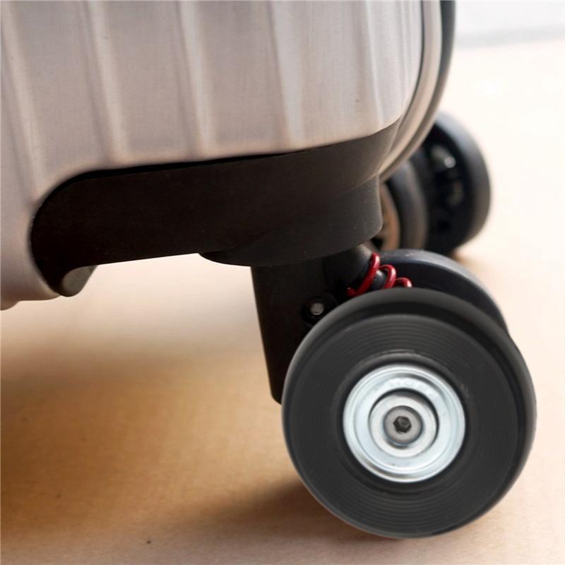 40Set 45X19mm Luggage Suitcase / Inline Outdoor Skate Replacement Wheels Black