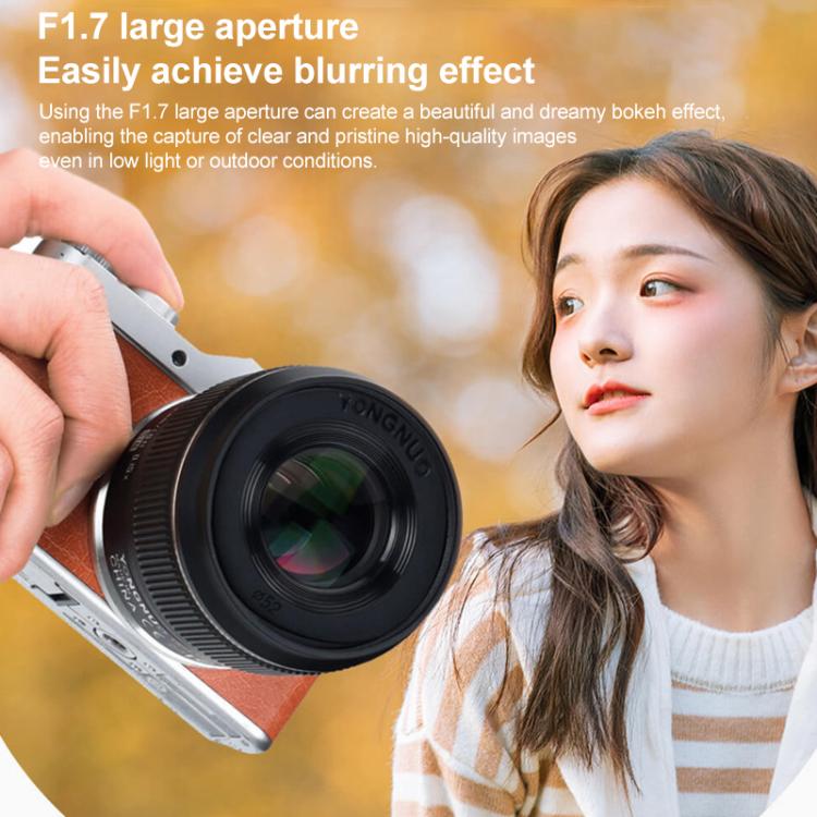 YONGNUO YN42.5mm F1.7M II M4/3 Mount Standard Fixed Focal Lens (Black)
