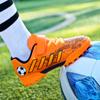Fashion 2024 Fashion Branded Children's Soccer Shoes Outdoor Turf Non-slip Kids Football Shoes Boys High Quality Blue Child Futsal Shoes