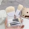 6-piece Travel Makeup Brush Set Portable Beginner Brush Mini Loose Powder Contour Concealer Dot Color Brush