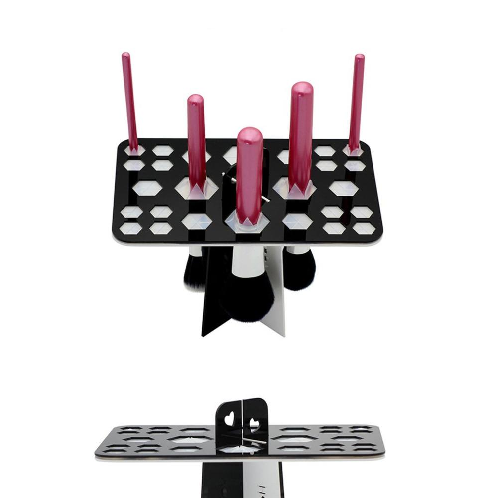 Сушилка для кистей для макияжа, 26 отверстий, держатель для кистей для макияжа, подставка для сушки кистей для макияжа