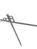 Stainless Steel 420 Anti-Pullout Tent Stakes for Camping and Tarp Setup