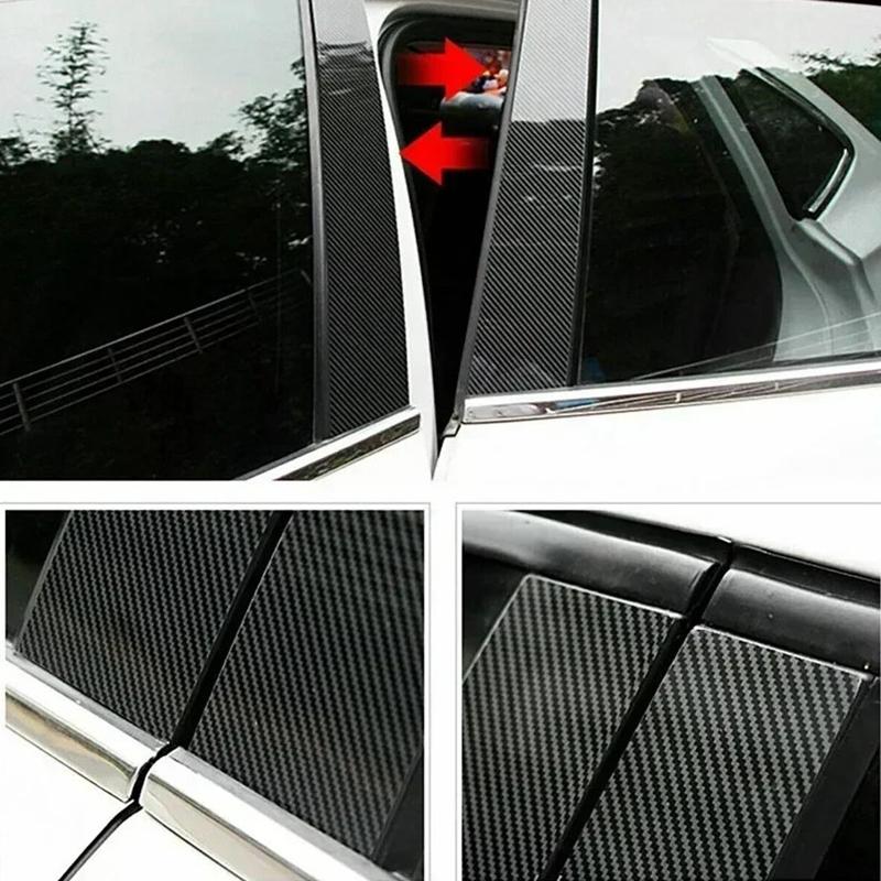 Для Range Rover Sport L494 2014-2021 2022 карбоновый автомобильный столб, стойка двери, окна, колонка, отделка BC, наклейка, декоративная крышка