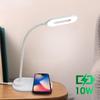 10W QI Quick Wireless Charging LED Table Desk Lamp Portable Eye Protect 360 Degree Flexible Touch Control Night Light