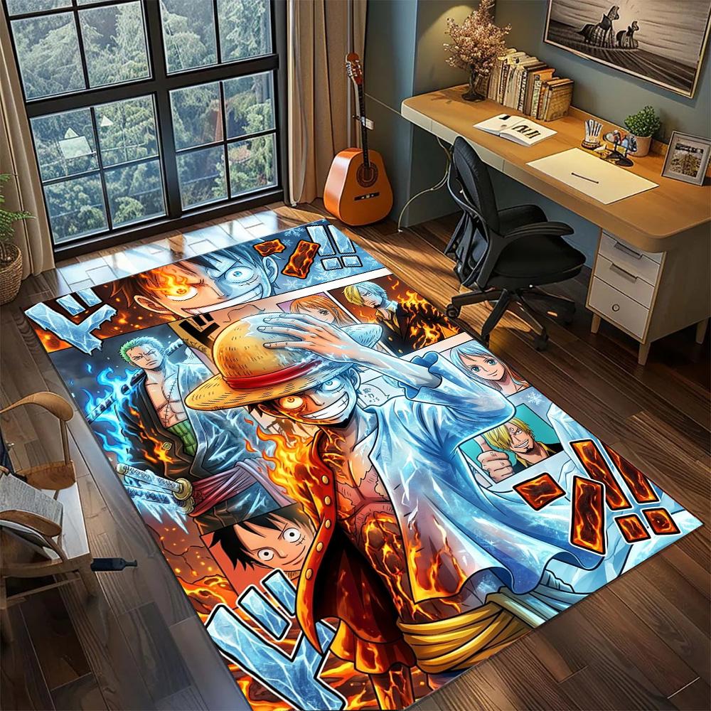 One Piece!Rug Carpet Large Area Rug Non Slip Washable Floor Mat Gamer Room Bedroom Home Decor