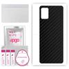 apgo Защитная наклейка-скин для задней панели, совместимая с Infinix Hot 11 G37, Пленка-обертка, Фольга, Винил - Узор Карбон Черный