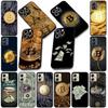 Чехол для Apple iPhone 13 12 Mini XS 11 Pro Max 7 8 Plus + XR SE 2022 2020 SE3 Чехол для телефона Биткоин BTC Деньги 100 Долларов