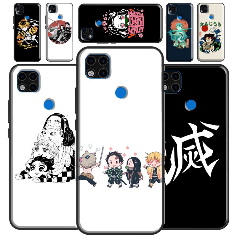 Demon Slayer Kimetsu no Yaiba Funda для Xiaomi Redmi Note 10S 9S 8T 9 Note 10 Pro Note 11 Pro Redmi 9C 9A 9T мягкий чехол