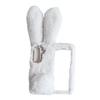 3D Милый Чехол-Кролик из Меха для Телефона Samsung Galaxy S26 S25 S24 23 22Ultra Z Fold/Flip 7 6 5 4 3 2 Fold SE W25 M54 A34 Пушистый Плюшевый Силиконовый Чехол-Зайчик