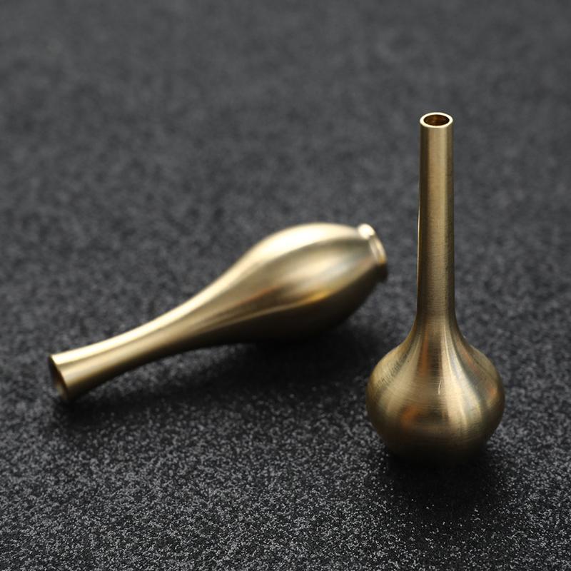 Мини-ваза из чистой меди, золотой декор, антикварная ваза для гостиной, уникальная ваза для цветов