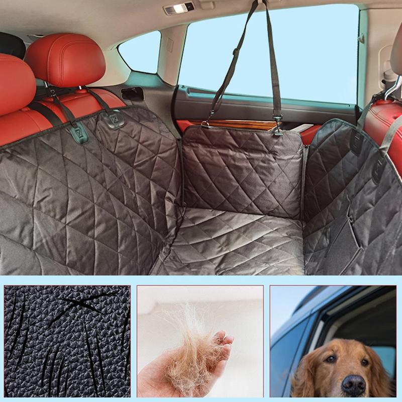 Pet Car Seat Cover for Back Seat Waterproof Anti Scratch Durable Material Suitable for Most Vehicles