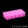 Rectangle Small 10 Grid Plastic Storage Box Packaging Transparent Tool Earring Jewelry Beads Bin Case Craft Organizer