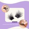 Segmented False Eyelashes Set Individual Lash Clusters Kit GlueFree Pre Bond Selfadhesive Fake