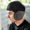 Унисекс, новые модные зимние мужские и женские наушники для защиты от холода, однотонные, практичные, сохраняющие тепло, плюшевые, маска для ушей