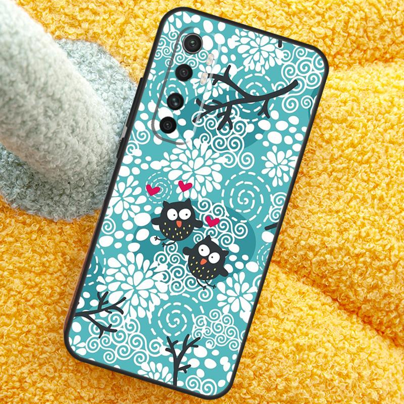 Милый чехол-мультяшная сова для Xiaomi 15 14 Ultra 13T 14T 15T Pro 17 Pro Max Чехол для POCO X7 Pro X5 X6 F5 F6 F7