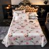 Роскошный комплект постельного белья с вышивкой, домашний декор для кровати, комплект простыней Queen King Size, удобное покрывало с цветком на кровати