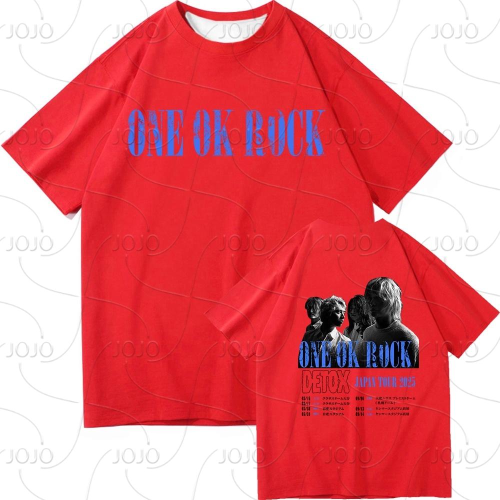 One Ok Rock DETOX Tour 2025 TShirt Fashion Men/women Clothing Vintage Harajuku Quick Drying Clothes Punk T-Shirts