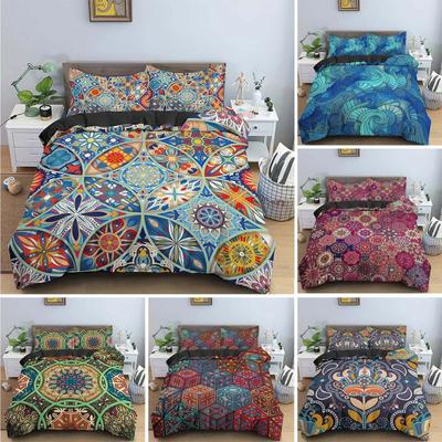 Винтажные Бохо Комплекты Постельного Белья King Queen Size Богемное Мандала Одеяло Покрывало Пододеяльник С Наволочкой